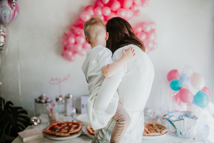 Disco pizza party second birthday