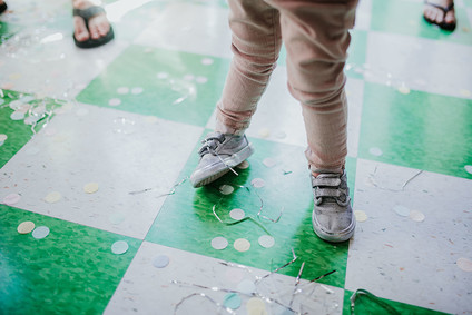 Disco pizza party second birthday