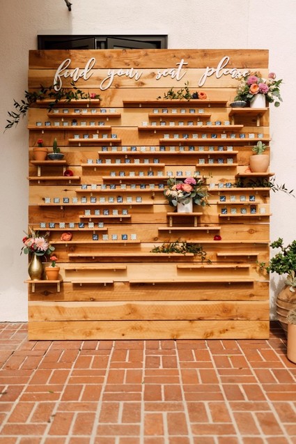 tile escort card display Inspiration