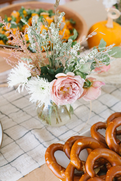 Feminine fall Moon themed 1st birthday party on 100 Layer Cakelet