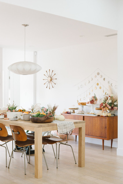 Feminine fall Moon themed 1st birthday party on 100 Layer Cakelet