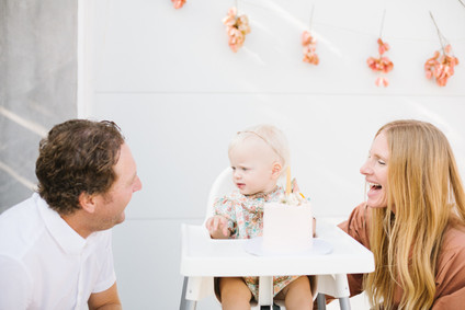 Feminine fall Moon themed 1st birthday party on 100 Layer Cakelet