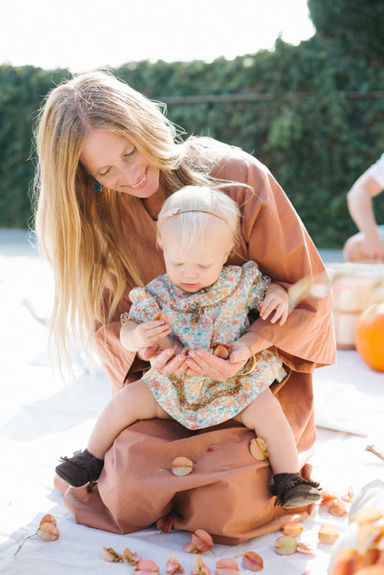 Feminine fall Moon themed 1st birthday party on 100 Layer Cakelet