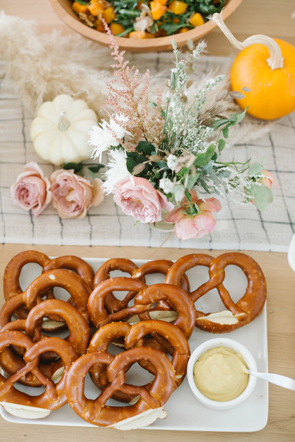 Feminine fall Moon themed 1st birthday party on 100 Layer Cakelet