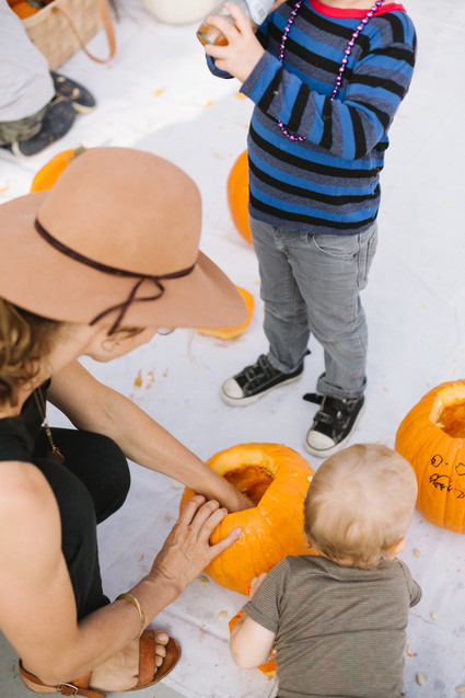 Feminine fall Moon themed 1st birthday party on 100 Layer Cakelet