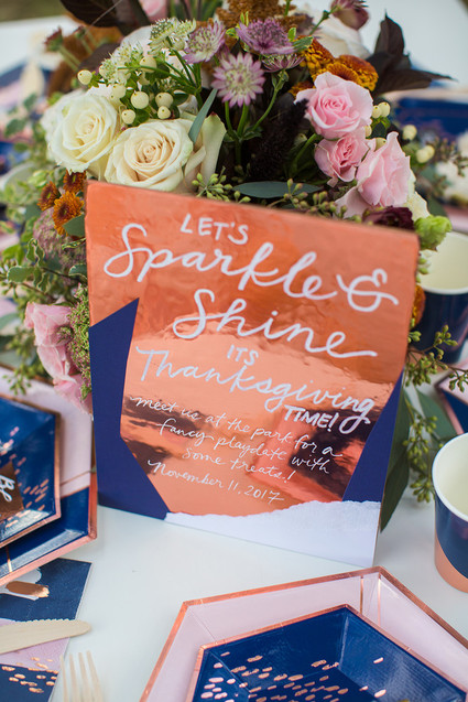 Friendsgiving themed girl's party