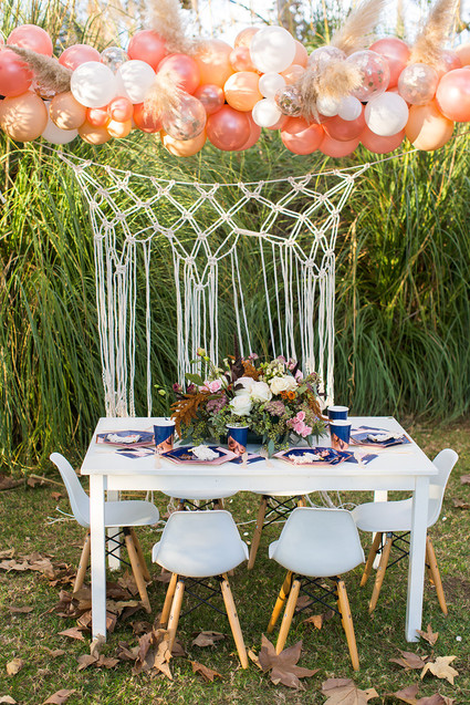 Friendsgiving themed girl's party