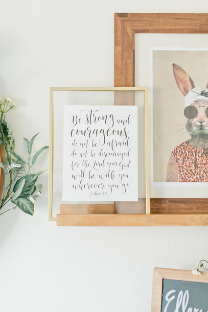 Floral boho girl's nursery