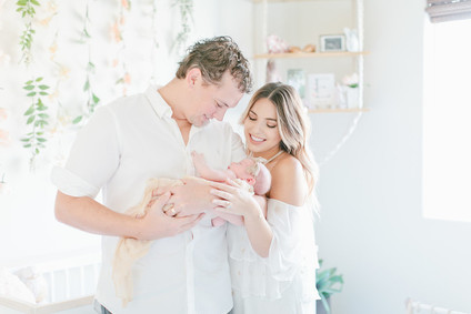 Floral boho girl's nursery