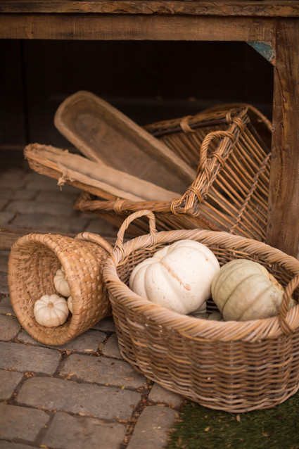 Backyard Thanksgiving feast from Found Rentals
