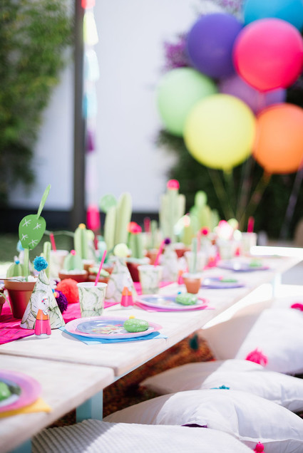 Llama-inspired Frida Kahlo 3rd birthday party