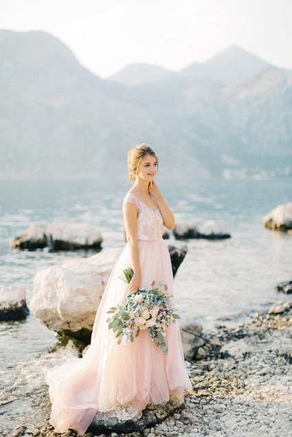 Romantic Montenegro elopement on 100 Layer Cake
