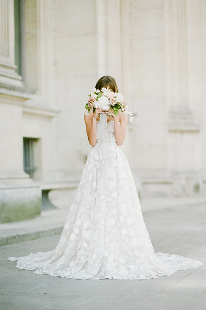 Parisian wedding dress