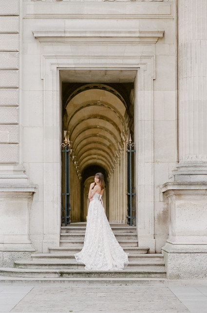 Bridal portraits in Paris | 100 Layer Cake Inspiration