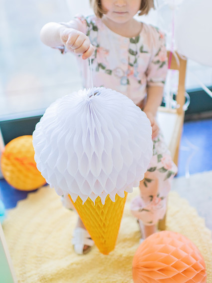 Happy clouds and rainbows 3rd birthday party