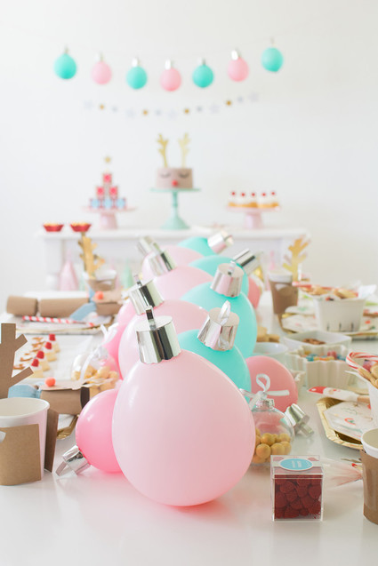 Bright festive cookie decorating party on 100 Layer Cakelet Inspiration