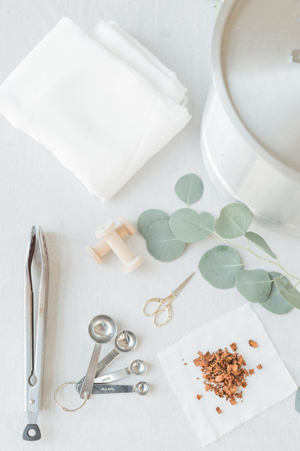 DIY dyed silk ribbon tutorial on 100 Layer Cake