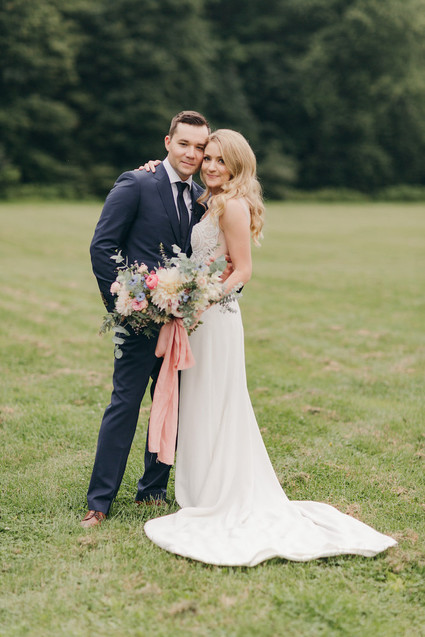 Floral garden wedding in Ontario