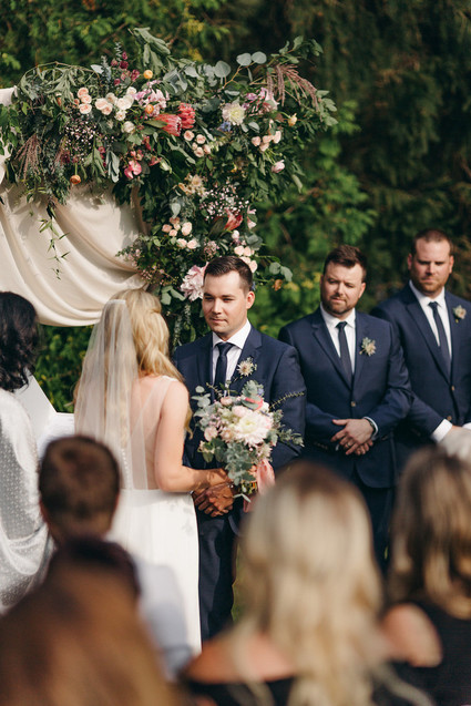 Floral garden wedding in Ontario