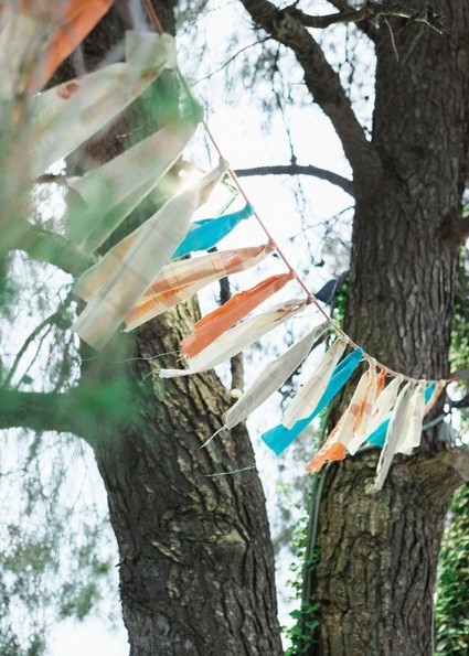 DIY backyard summer wedding in Athens, Greece