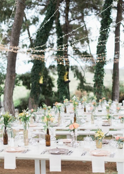 DIY backyard summer wedding in Athens, Greece
