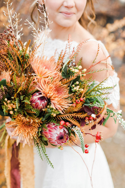 Organic fall wedding inspiration
