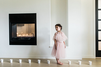 Tutus and reindeers kids christmas party