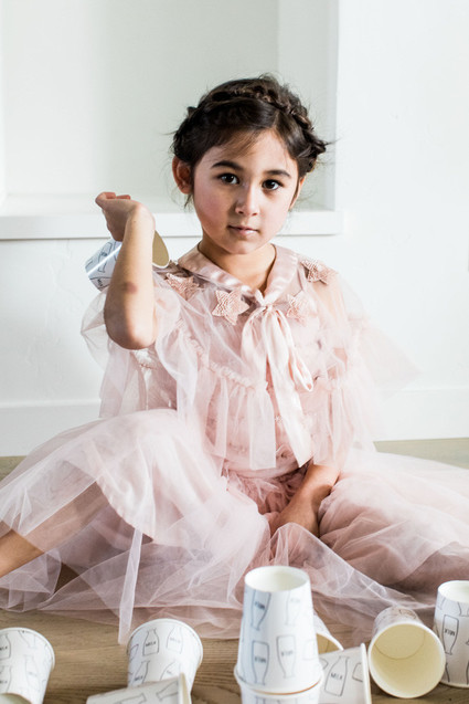 Tutus and reindeers kids christmas party