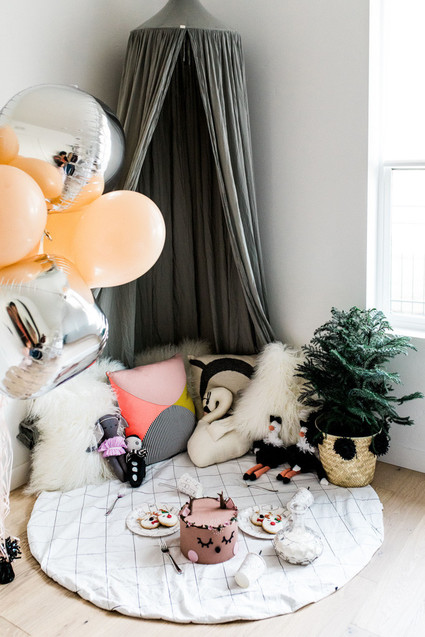 Tutus and reindeers kids christmas party