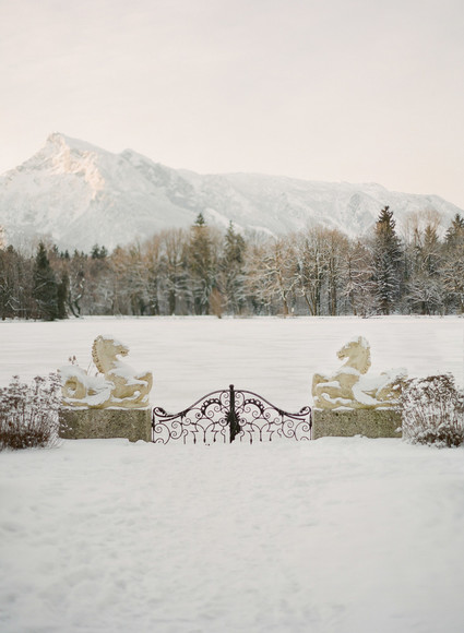Salzburg Austria in Winter on 100 Layer Cake