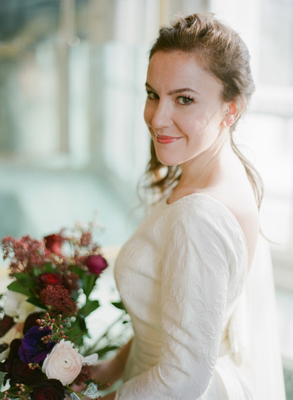 Elegant snowy Christmas wedding in Salzburg Austria on 100 Layer Cake