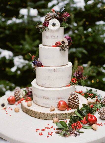 Elegant snowy Christmas wedding in Salzburg Austria on 100 Layer Cake