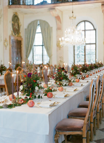 Elegant snowy Christmas wedding in Salzburg Austria on 100 Layer Cake Inspiration