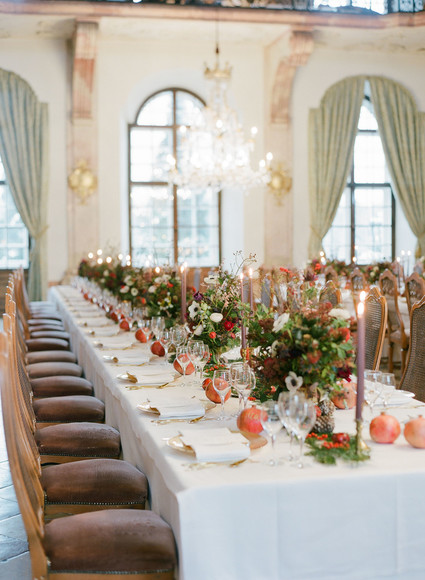 Elegant snowy Christmas wedding in Salzburg Austria on 100 Layer Cake