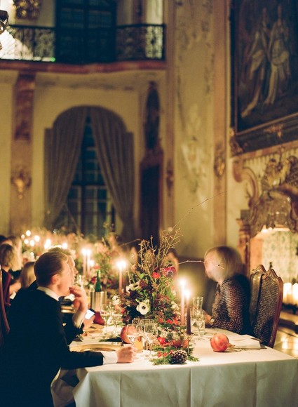 Elegant snowy Christmas wedding in Salzburg Austria on 100 Layer Cake