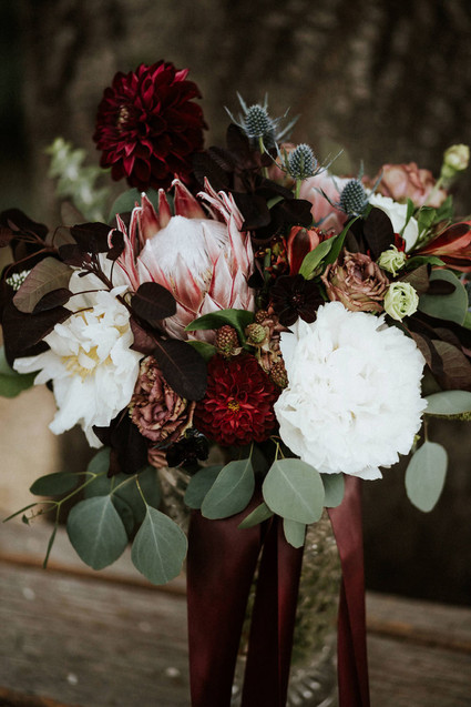 Intimate fall camp wedding at Mount Laguna in San Diego