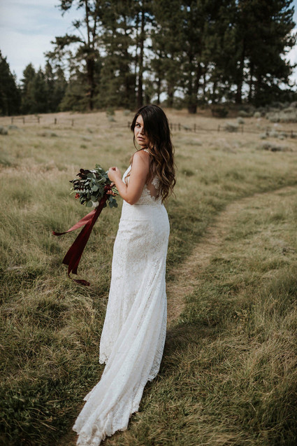 Intimate fall camp wedding at Mount Laguna in San Diego