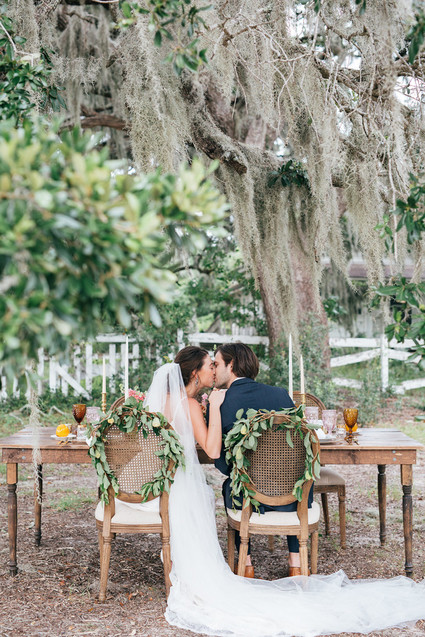Elegant southern fall wedding ideas on Mobile Bay