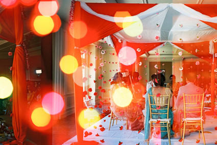 Modern Hindu and Sikh wedding on Maui