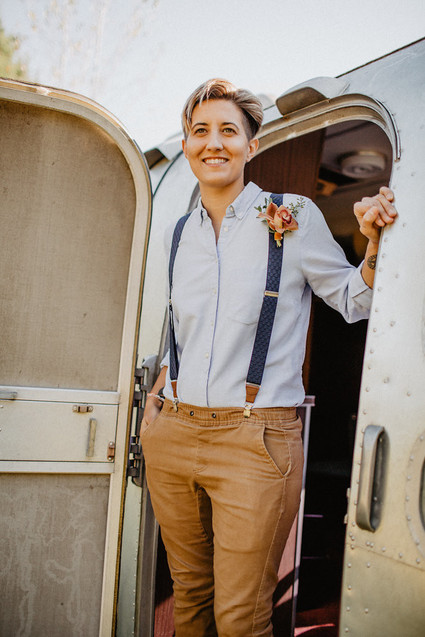 Vintage fall same-sex wedding inspiration Inspiration