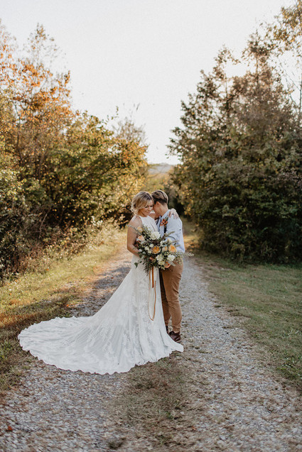 Vintage fall same-sex wedding inspiration