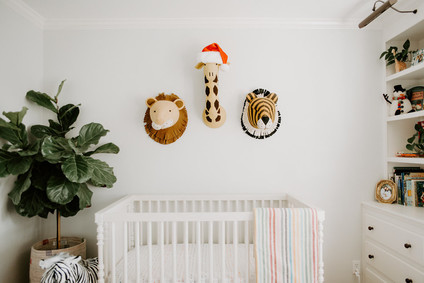Festive Christmas nursery decor