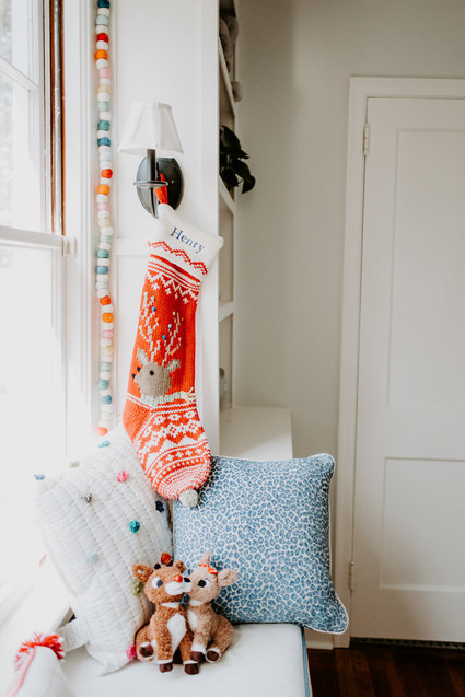Festive Christmas nursery decor
