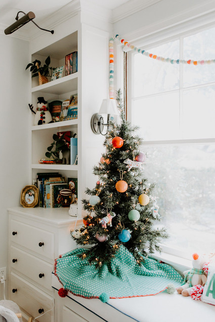 Festive Christmas nursery decor