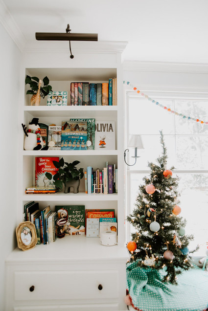 Festive Christmas nursery decor