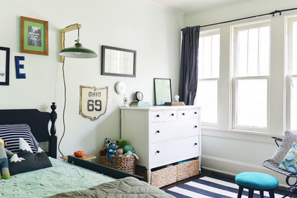 vintage inspired little boy's room