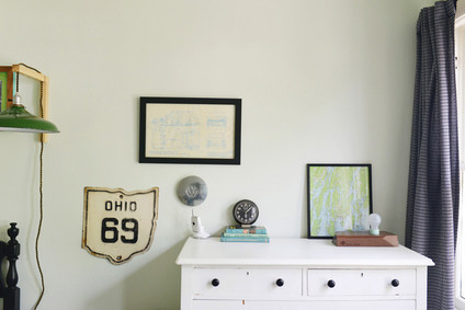 vintage inspired little boy's room