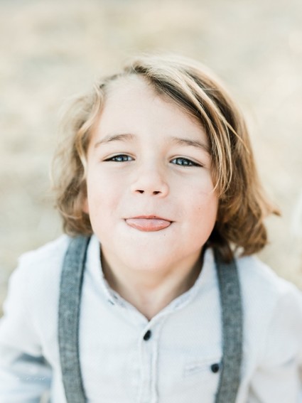 Rustic sparkle holiday family photos in San Diego