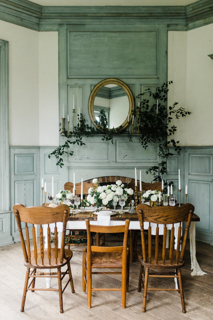 Elegant winter garden wedding ideas in Virginia