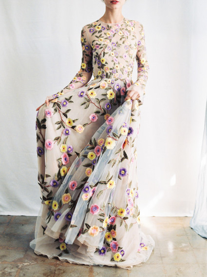 Floral festive holiday fashion inspiration